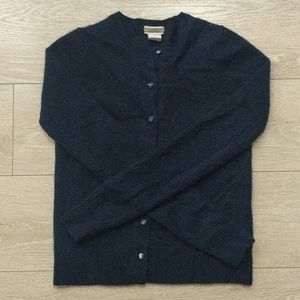 Navy cashmere cardigan